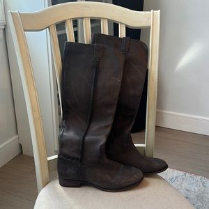 Women’s Tall Frye Boots Dark Grey/Charcoal Size 8B